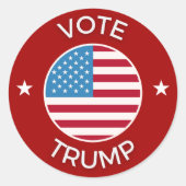 トランプ共和党投票パーティー ラウンドシール (正面)