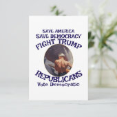 トランプ共和党MAGA USA アメリカ 投票トランプ エンクロージャーカード (スタンド正面)