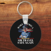 トランプ再びアメリカ航空素晴らし旅行1 キーホルダー (正面)