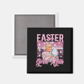 トランプ再びイースター素晴らしデー復活祭を作る マグネット (正面/裏面)