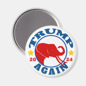 トランプ再びレッドエレファント2020選挙 マグネット (正面/裏面)