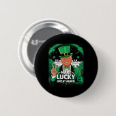 トランプ再び幸運素晴らしSt patricks day 缶バッジ (正面&裏面)