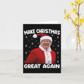 トランプ再び素晴らしクリスマスを作るサンタトランプ1 カード (黄色い花)