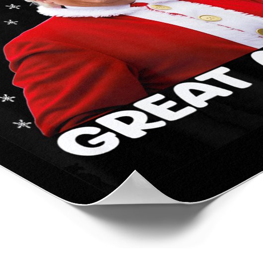 トランプ再び素晴らしクリスマスを作るサンタトランプ1 ポスター (角)
