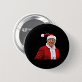 トランプ再び素晴らしクリスマスを作るサンタトランプ 缶バッジ (正面&裏面)