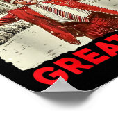 トランプ再び素晴らしクリスマスを作るトランプクリスマス ポスター (角)