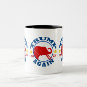 トランプ再び赤象2024 ツートーンマグカップ (中央)