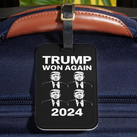 トランプ再勝ち 2024年 選挙 就任式 日 47 ラゲッジタグ (正面インサイチュ2)