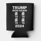トランプ再勝ち 2024年 選挙 就任式 日 47  缶クーラー (正面)