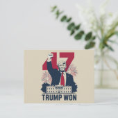 トランプ再勝 2024年選挙 大統領 第47代 ポストカード (スタンド正面)