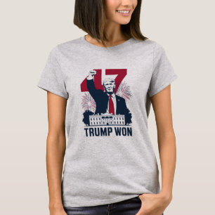 トランプ再勝 2024年選挙 大統領 第47代 Tシャツ