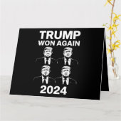 トランプ再勝 2024年 選挙 就任式 日 47 カード (黄色い花)