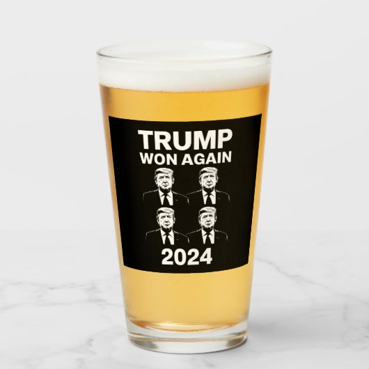 トランプ再勝 2024年 選挙 就任式 日 47  タンブラーグラス (ドリンク正面)