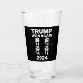 トランプ再勝 2024年 選挙 就任式 日 47  タンブラーグラス (正面)