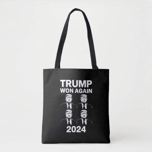 トランプ再勝 2024年 選挙 就任式 日 47 トートバッグ (正面)