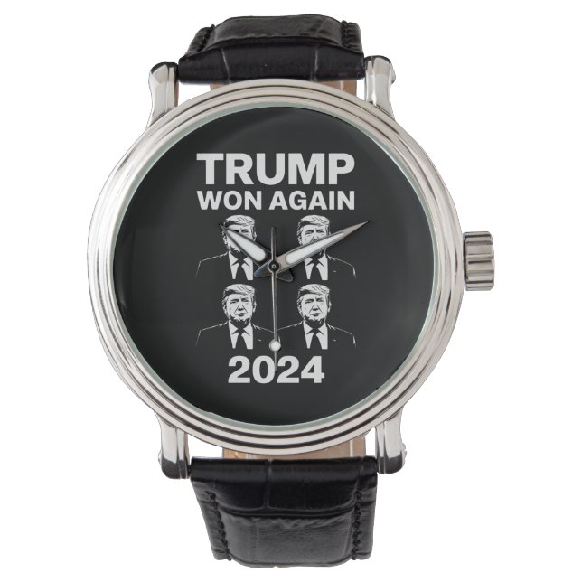 トランプ再勝 2024年 選挙 就任式 日 47  腕時計 (正面)