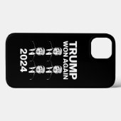 トランプ再勝 2024年 選挙 就任式 日 47 Case-Mate iPhoneケース (裏面 (横))