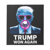 トランプ再勝 2024年 選挙 投票 大統領 第47代 ノートパッド (正面)