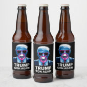 トランプ再勝 2024年 選挙 投票 大統領 第47代 ビールラベル (ボトル)