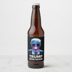 トランプ再勝 2024年 選挙 投票 大統領 第47代 ビールラベル