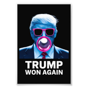 トランプ再勝 2024年 選挙 投票 大統領 第47代 フォトプリント