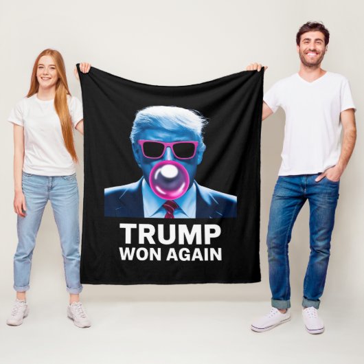 トランプ再勝 2024年 選挙 投票 大統領 第47代 フリースブランケット (インサイチュ)