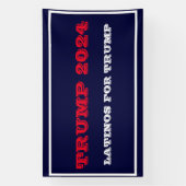 トランプ再素晴らし度国旗 横断幕 (縦)