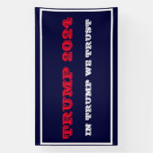 トランプ再素晴らし度国旗 横断幕 (縦)