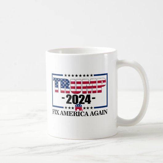トランプ再素晴らし度2024 コーヒーマグカップ (右)