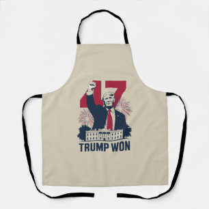 トランプ再選 2024年選挙 大統領 47代目 エプロン