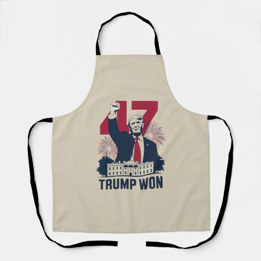 トランプ再選 2024年選挙 大統領 47代目 エプロン (正面)