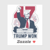 トランプ再選 2024年選挙 大統領 47代目 シール (シート)