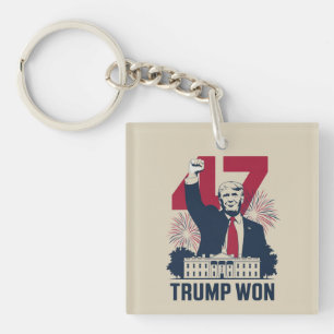 トランプ再選 2024年 大統領 47代目 キーホルダー