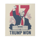 トランプ再選 2024年 大統領 47代目 ノートパッド (正面)