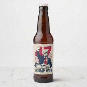 トランプ再選 2024年 大統領 47代目 ビールラベル