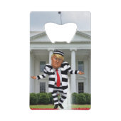トランプ刑務所衣服 クレジットカード栓抜き (裏面)