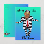 トランプ刑務所衣服 ポストカード (正面/裏面)