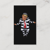トランプ刑務所衣服 名刺 (裏面)