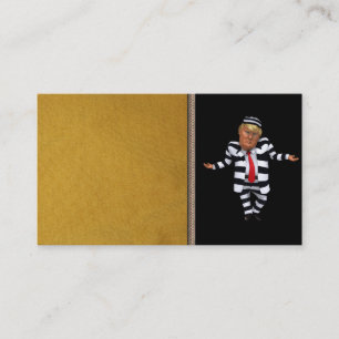 トランプ刑務所衣服 名刺