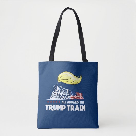 トランプ列車 トートバッグ (正面)