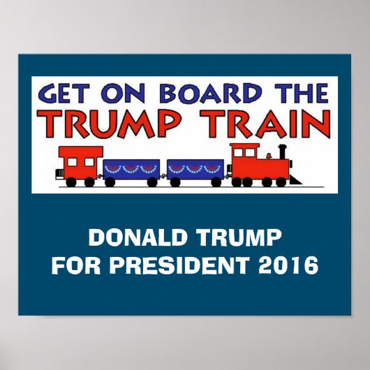 トランプ列車 ポスター (正面)