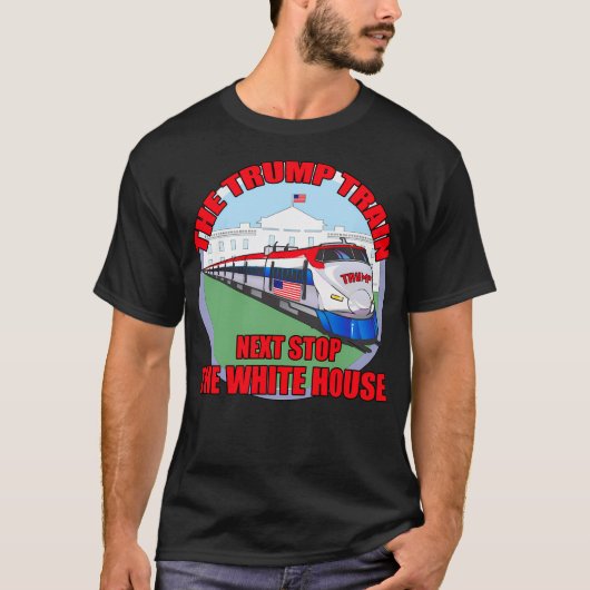 トランプ列車 Tシャツ (正面)