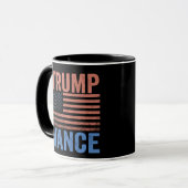 トランプ副大統領バンス・アメリカ選挙国旗 マグカップ (正面左)