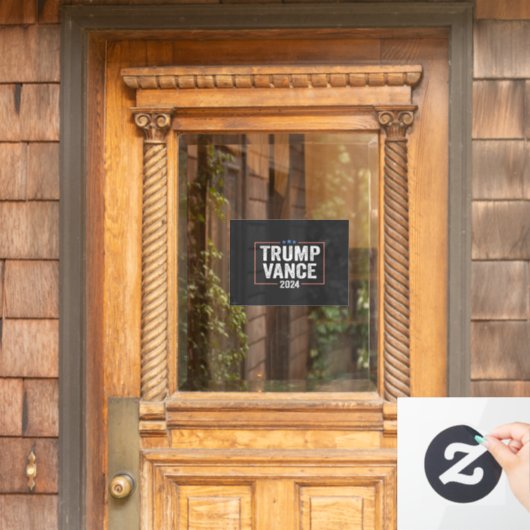 トランプ副大統領Vance 2024大統領選挙 ウィンドウサイン (ホームデコレーション)