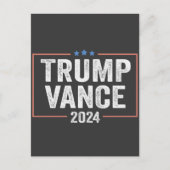 トランプ副大統領Vance 2024大統領選挙 ポストカード (正面)