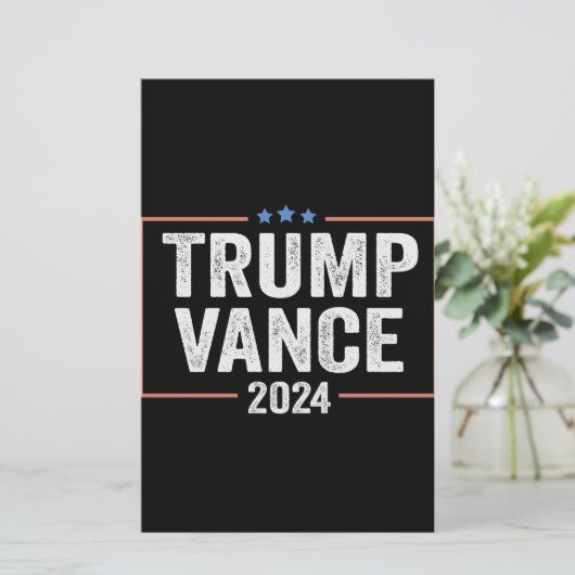 トランプ副大統領Vance 2024大統領選挙 便箋 (スタンド正面)