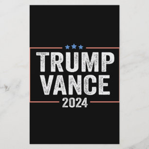 トランプ副大統領Vance 2024大統領選挙 便箋