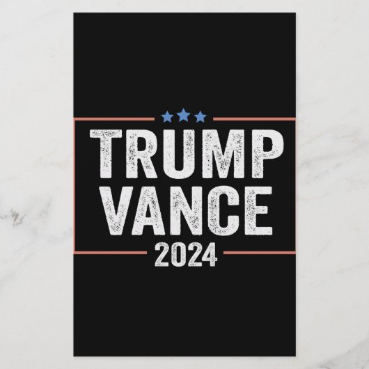 トランプ副大統領Vance 2024大統領選挙 便箋 (正面)