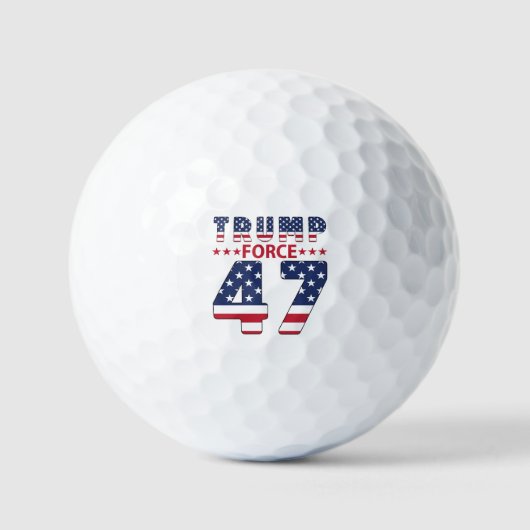 トランプ力47 ゴルフボール (正面)