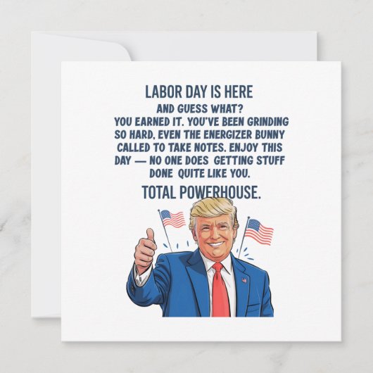 トランプ労働日 シーズンカード (正面)